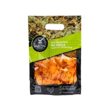 Полуфабрикат из мяса птицы цыплят-бройлеров мелкокусковой мясокостный охлажденный Бедро в маринаде