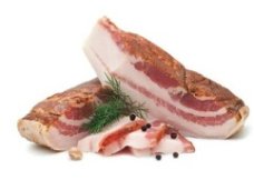 Продукт из шпика Грудинка ПО-БЕЛОРУСКИ охл сол БилтонгФуд