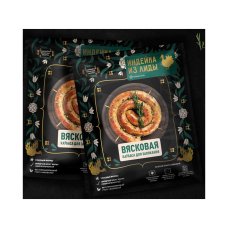 П/ф рубл. из мяса индейки формов. ИНДЕЙКА ИЗ ЛИДЫ ""Каўбаса Вясковая"" "" охл., лоток в м/с