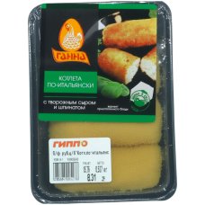 П/ф руб.ц/б"Котл.по-итальянски твор.сыр. шпинат"(Пол.лот)охл вес ГАННА