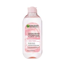 Garnier Мицеллярная Розовая вода, Очищение+Сияние, для тусклой и чувствительной кожи, 400 мл