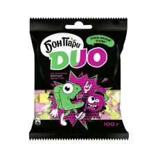 Маршмеллоу Бон пари Очень кислые в кубе со вкусом фруктов 100г