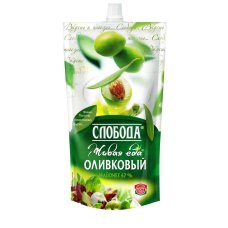 Майонез Провансаль Слобода Оливк.67% 375г/400мл Слобода