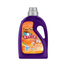 Гель-концентрат д/стирки цвет и белых тканей Qualita Expert Арома флакон 2л
