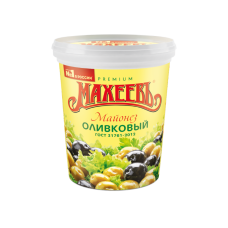 Майонез "Оливковый" жир. 50.5% ведро 800г Махеевъ