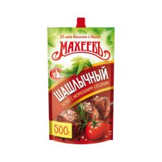 Кетчуп "Шашлычный" первой кат.,дой-пак с доз.,500 г./Кор. (10 шт)/"Махеевъ"