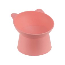 Миска "IDEA" для кошек, "КОТ", 0,2л, поверхность Soft-touch, цвет:коралловый