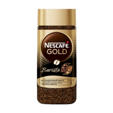 Кофе Nescafe Gold Бариста Стайл натуральн. раствор., субл. с доб. нат. жар. молот. кофе 85г. (стекло)