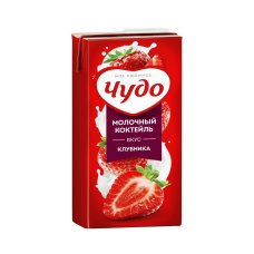 Молочный коктейль Чудо Клубника жир. 2 % 960 мл ВБД