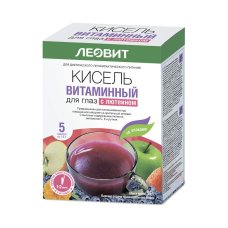 Кисель "Витаминный для глаз с лютеином". Специализ. пищ.прод. диетич.профилакт.пит. БиоСлимика вес 18г