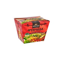 Сэнсой Премиум Вермишель ФУНЧОЗА под ЯПОНСКИМ соусом (коробка - 125г)