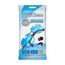 Салфетки влажные "OptiClean" №20 для оптики.