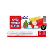 Крабовые палочки VICI паст зам имитир пищ рыбн прод в/у 240г