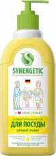 Средство д/мытья посуды SYNERGETIC антибакт, с ароматом лимона 500мл