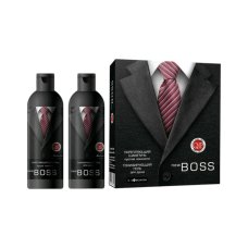 Q.P. NEW BOSS ПН №1114 (укрепляющий шампунь 250+ тонизирующий гель д/душа 250),