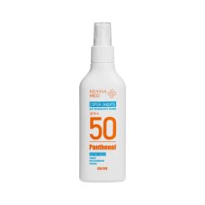 KRASSA MED Panthenol Спрей-защита для безопасного загара SPF 50+, 150 мл