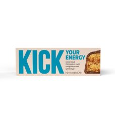 Кокосовый батончик кофе в карамельном шоколаде "Kick", 45г