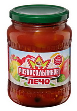 Лечо "Разносольников" вес 680г 720мл.