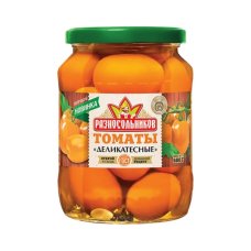 Томаты маринованные деликатесные Разносольников ст/б 680г