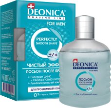 Лосьон п/бритья Deonica for men Чистый эффект 90мл