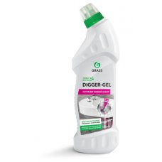 GraSS Digger-gel Средство щелочное для прочистки канализационных труб, 750 мл { мин.заказ 2 }