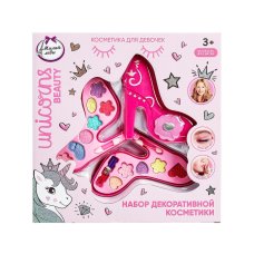 Косметика д/девочек Милая Леди тени д/век помада д/губ 2*36шт