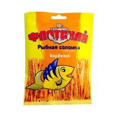 Рыбная соломка сол-суш ТМ "Флотская" со вкусом барбекю 15г