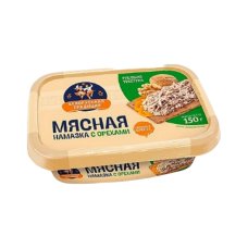Намазка мясная с орехами 1/150 г КОНТЕЙНЕР