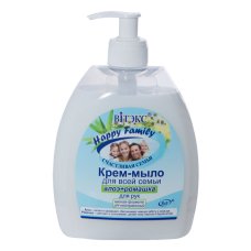 HAPPY  Family Крем-мыло для рук  АЛОЭ+РОМАШКА,500мл.