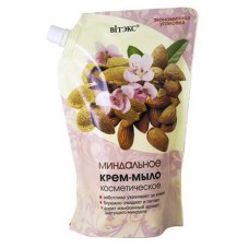 МИНДАЛЬНОЕ Крем - мыло косметическое, пакет дой-пак 750мл.