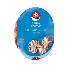 Рыбное кулинарное изделие. Мясо осьминога обыкновенного в заливке 180г