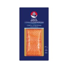 Семга слабосоленая отборная филе-кусок 200г Санта Бремор
