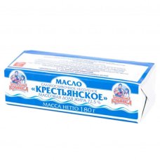 Масло Крестьянское  слад.несол.жир 72.5% 180гр "Бабушкина крынка"