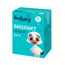 Продукт кисломолочный сладкий для питания детей раннего возраста "Биолакт", 3,2%, 210гр