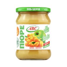 Пюре  Яблочно-облепиховое АВС  ст/бан., 450 г