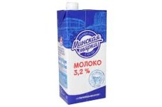 Молоко стерилизованное 3,2% «Минская марка»