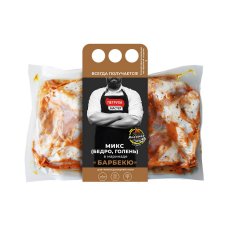 П/ф микс (бедро, голень) ц/б в маринаде "Барбекю" 1,4 кг потр/уп Охл