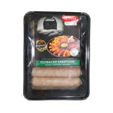 Колбаски "Баварские" упак в лоток по 600 гр охл.