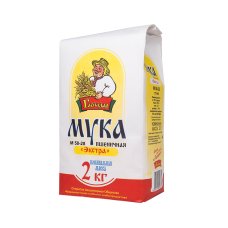 Мука пшеничная Экстра М 58-28 по 2кг.