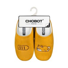 Туфли домашние женские Home Line 05Т-521 Рисунок Корги Цвет Горчичный Размер 39-40