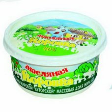"Хуторской" 40 % жирн. фасов.450г банка спред растительно-жировой ТЗ  «Масляная коровка»