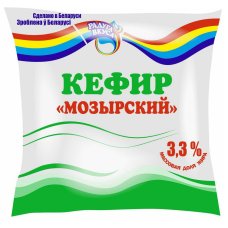 Кефир Мозырский 3,3% 0,5кг п/пл