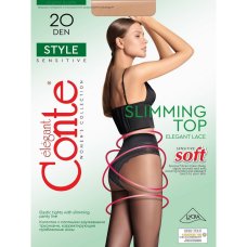 Колготки женские Conte elegant STYLE 20, р.3, nero 8С-73 СП