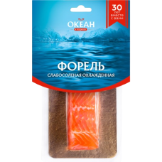 Форель Классическая радуж филе-кусок с кожей с/с охл 150г ТМ Океан в подарок