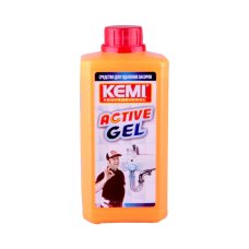 «KEMI professional - ACTIVE Gel» - средство для удаления засоров, ПВХ-бут. 1000мл
