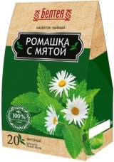 Чайный напиток Белтея Фиточай ромашка с мятой вес 20пак*1,0г