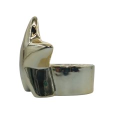 Подсвечник керам звезда 7,5*7*7,8см арт TP2294-GS