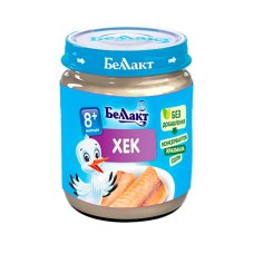 Пюре из хека вес 95г ДП Беллакт