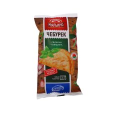 Изделие кулинарное в тесте мясное замороженное. Чебурек жареный Марьино со свининой и говядиной