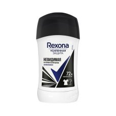 Антиперспирант - карандаш REXONA  Невидимая на черном и белом  40мл